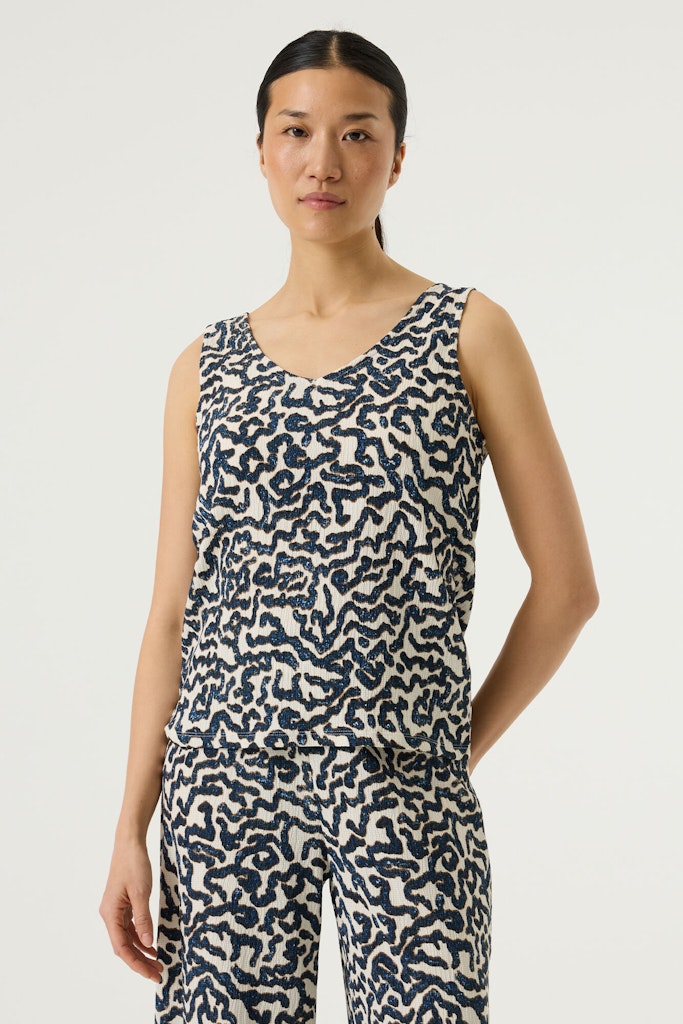 Garcia Damen Tops Summer Cobalt