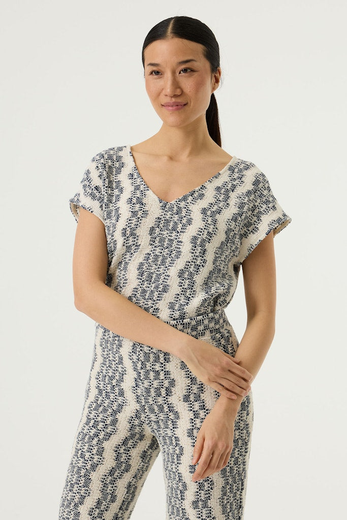 Garcia Damen T-Shirts Ecru