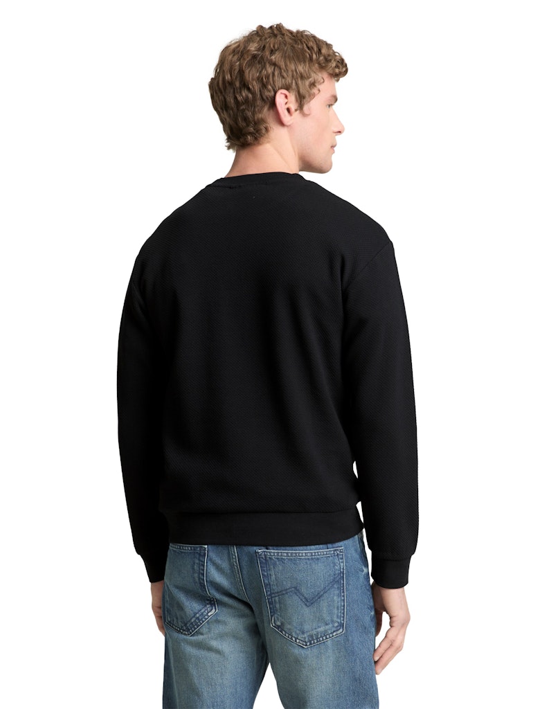 Tom Tailor denim Herren Sweatshirts Black