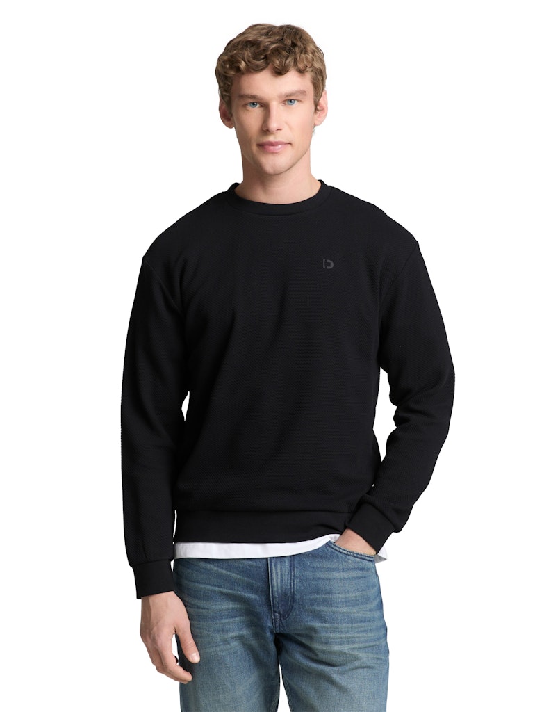 Tom Tailor denim Herren Sweatshirts Black