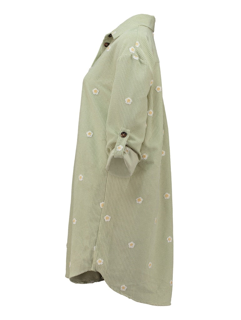 Haily's Damen Kleider Matcha/Offwhite