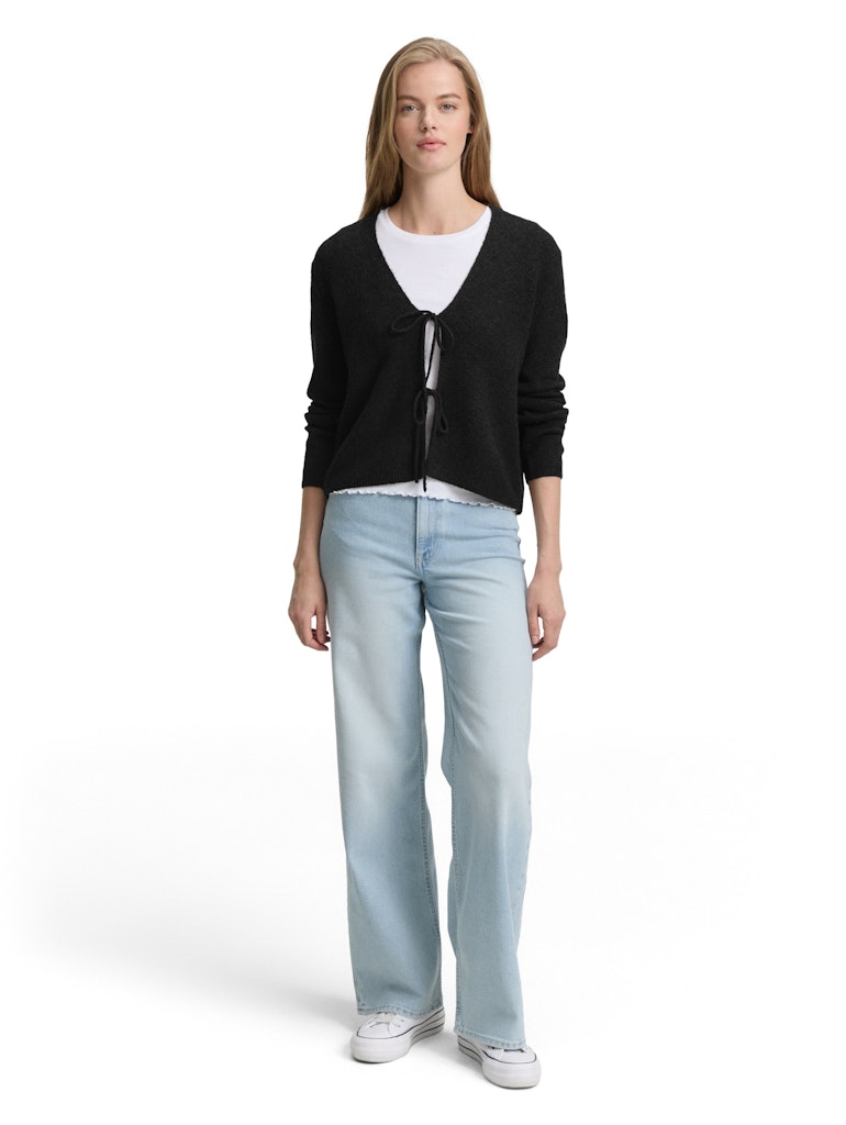 Tom Tailor denim Damen Strickjacken Deep Black