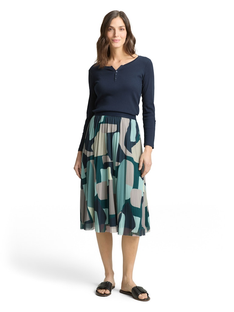 Tom Tailor Damen Rock Abstract Stripe