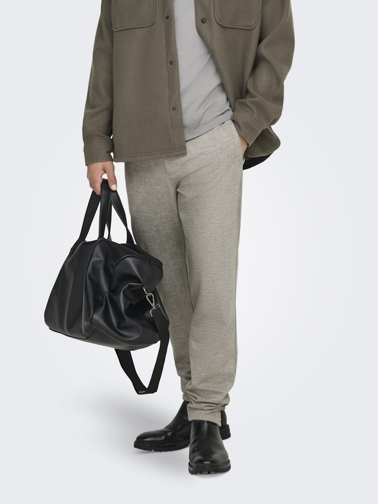 Only & Sons Herren Hosen Chinchilla