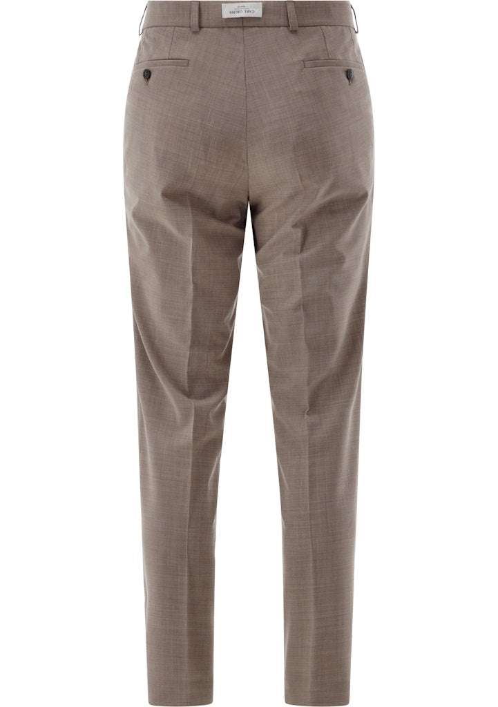 Carl Gross Herren Hosen Dunkelbeige