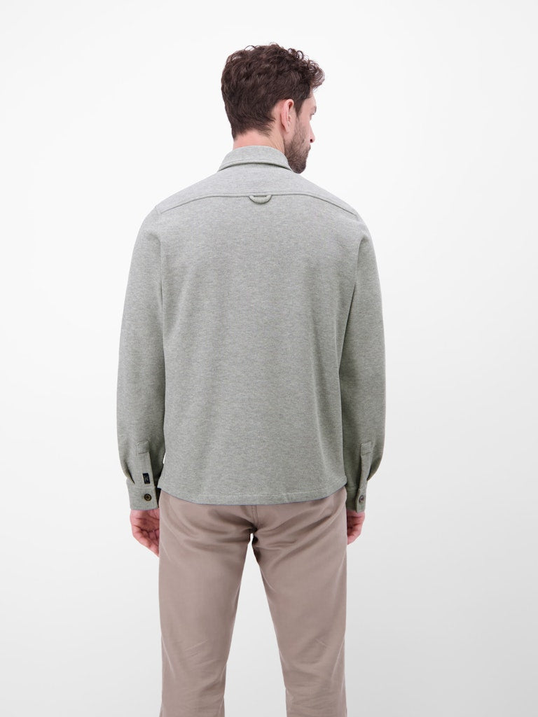 Lerros Herren Hemden Storm Grey Mela