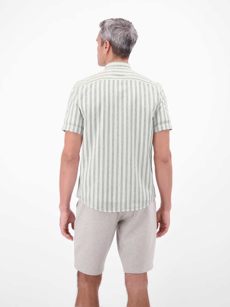Lerros Herren Hemden kurz Broken White