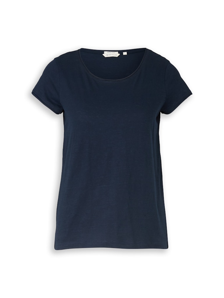 Tom Tailor Damen T-Shirts Sky Captain Blu
