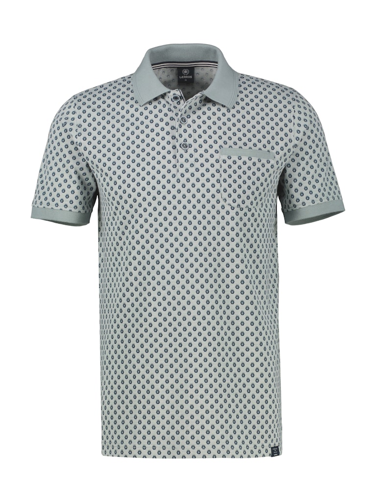 Lerros Herren Polo-Shirts Storm Grey