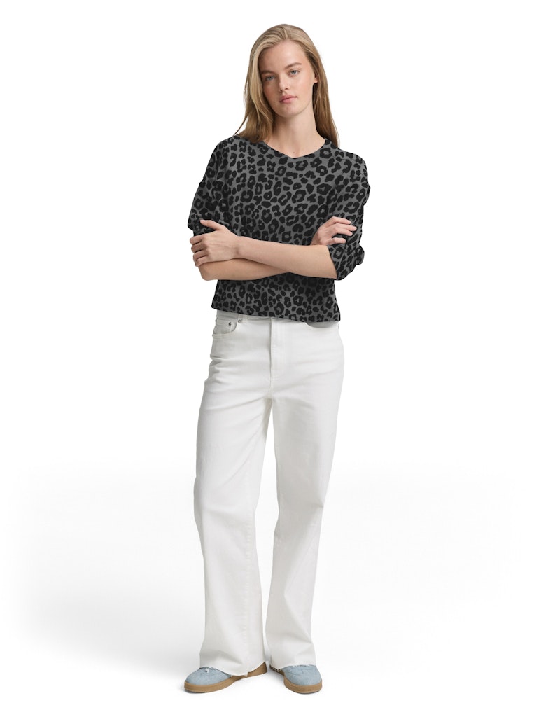 Tom Tailor denim Damen Sweatshirts Dark Grey Black