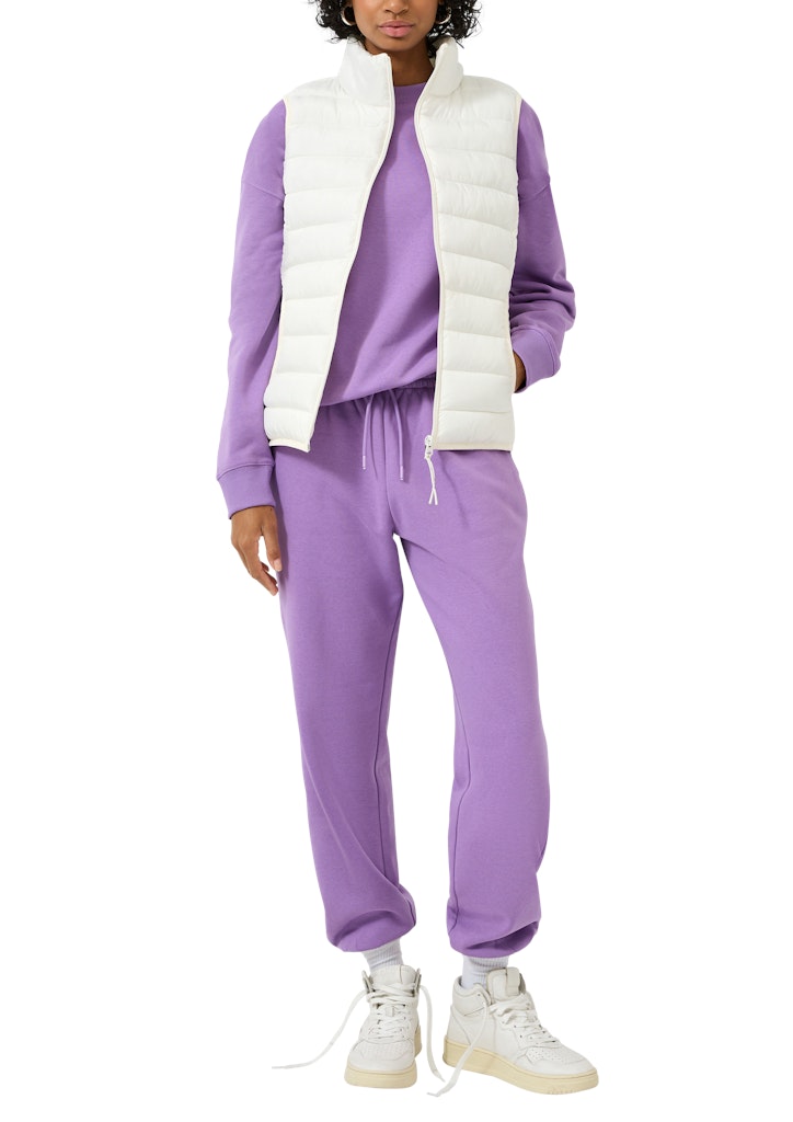 QS by S.Oliver Damen Outdoorwesten White