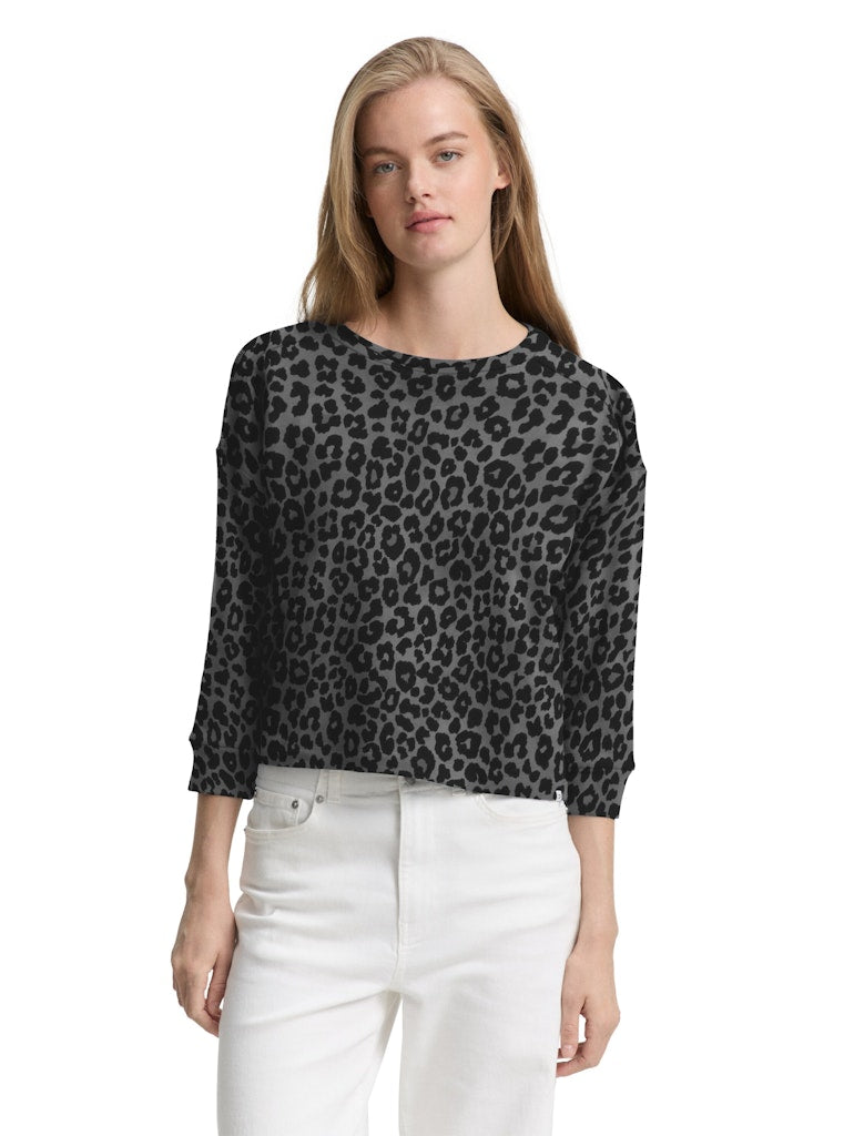 Tom Tailor denim Damen Sweatshirts Dark Grey Black