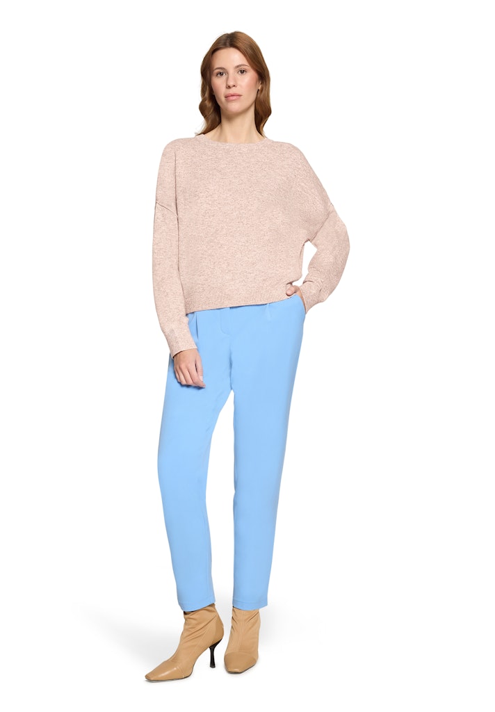 Betty & Co Damen Pullover Taupe Melange