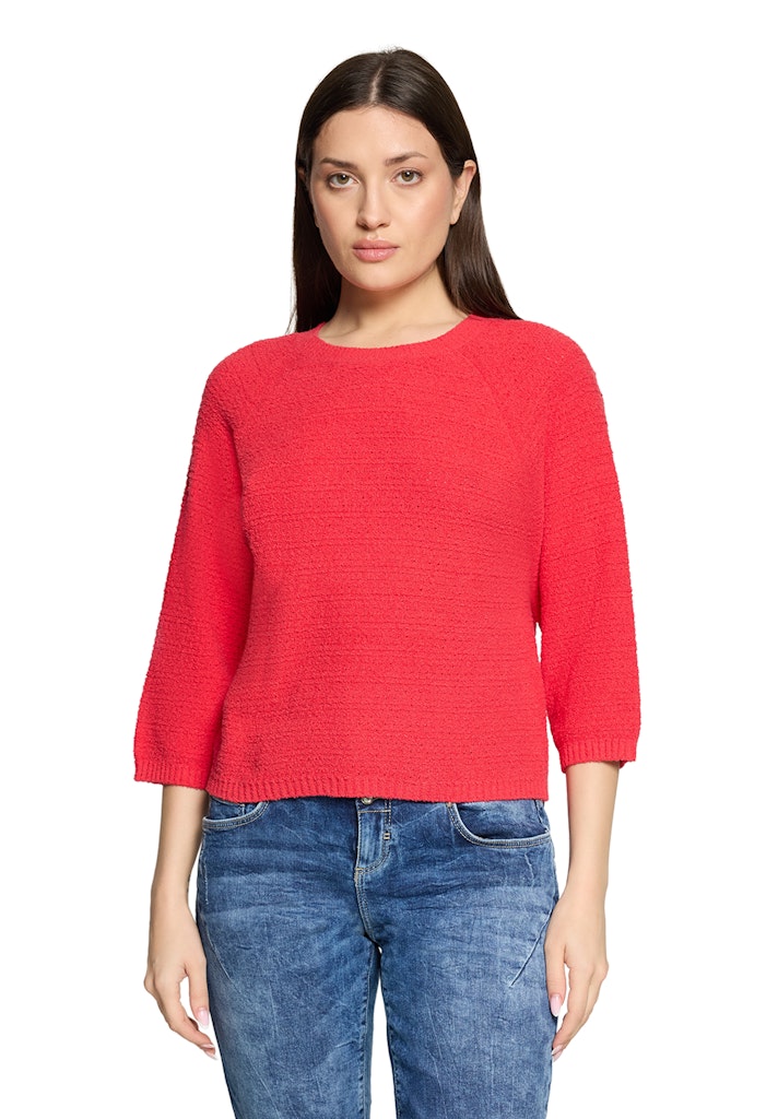 Cartoon Damen Pullover Lollipop Red