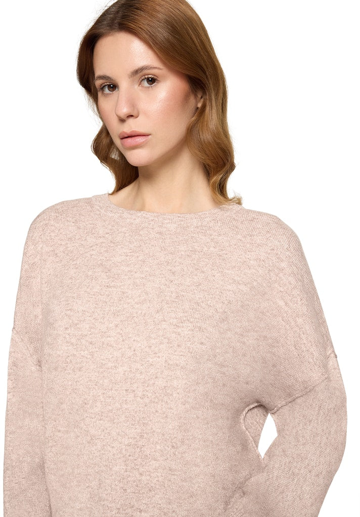 Betty & Co Damen Pullover Taupe Melange