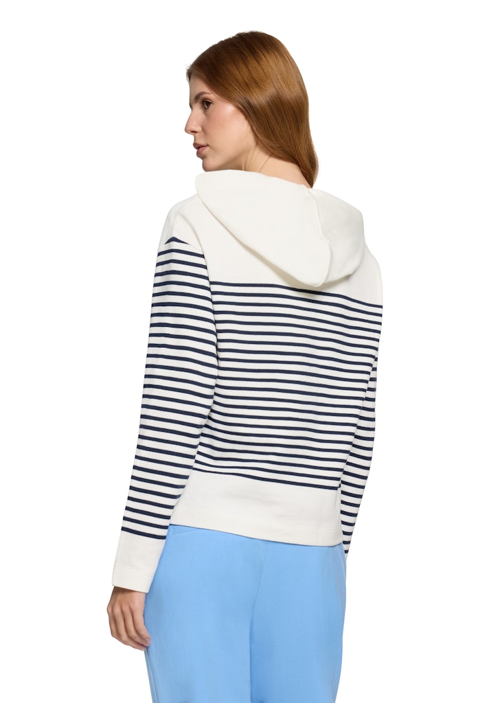 Betty & Co Damen Sweatshirts Cream/Dark Blue
