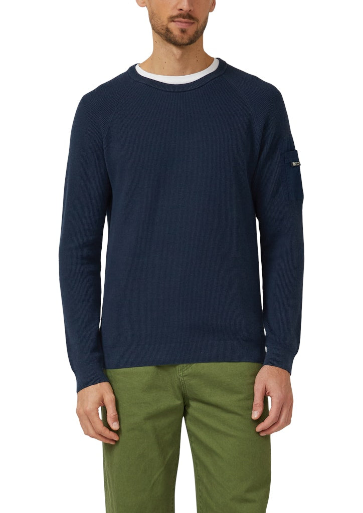 S. Oliver red Herren Pullover Blue