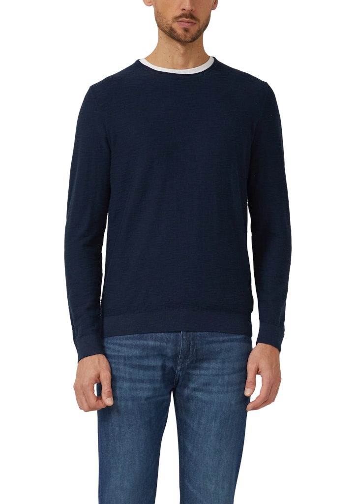 S. Oliver red Herren Pullover Blue