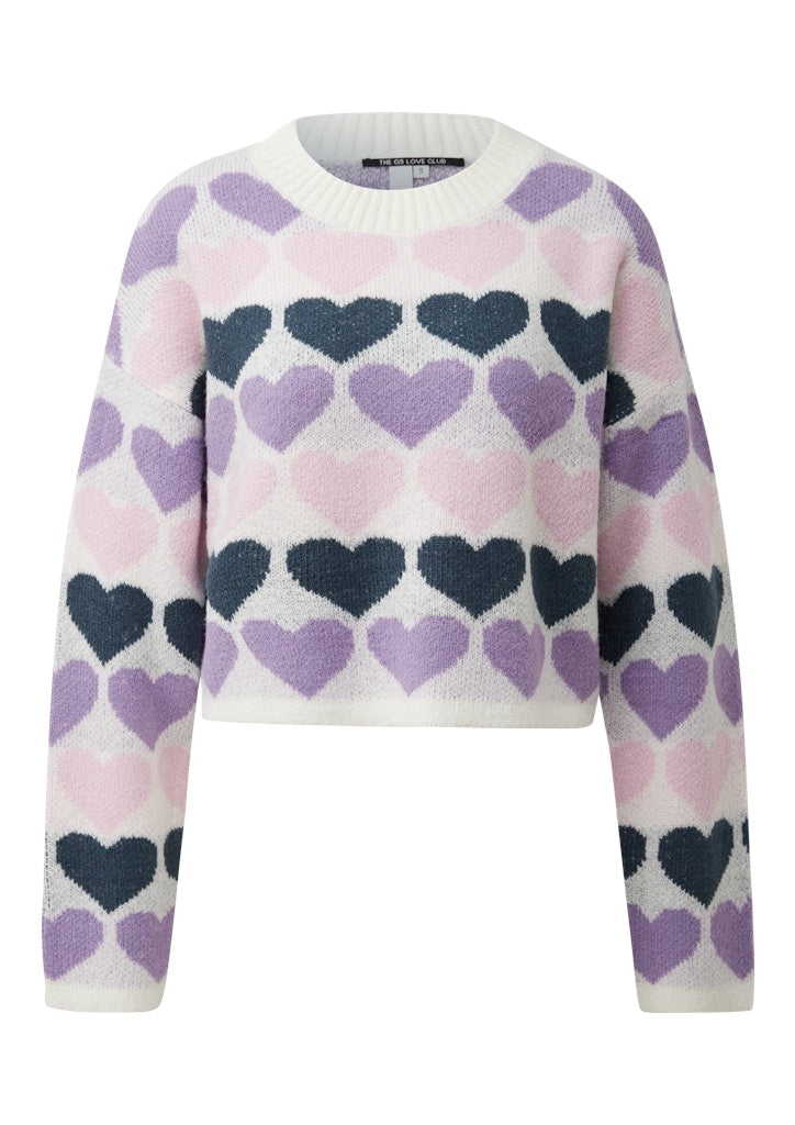 QS by S.Oliver Damen Pullover White