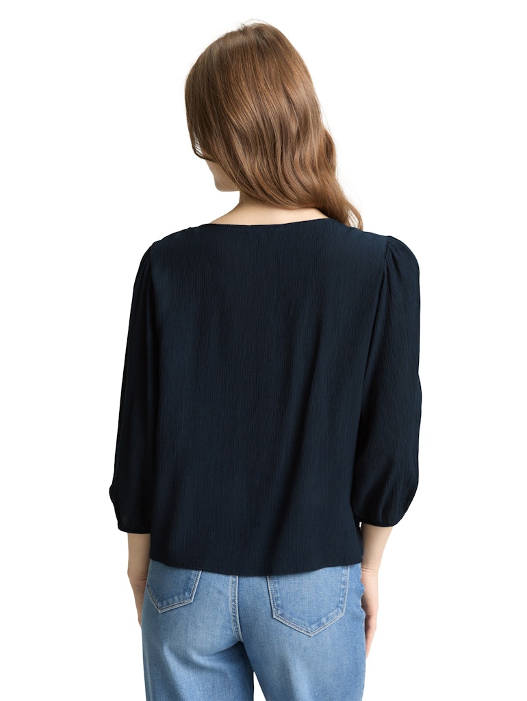 Tom Tailor denim Damen Blusen Sky Captain Blu