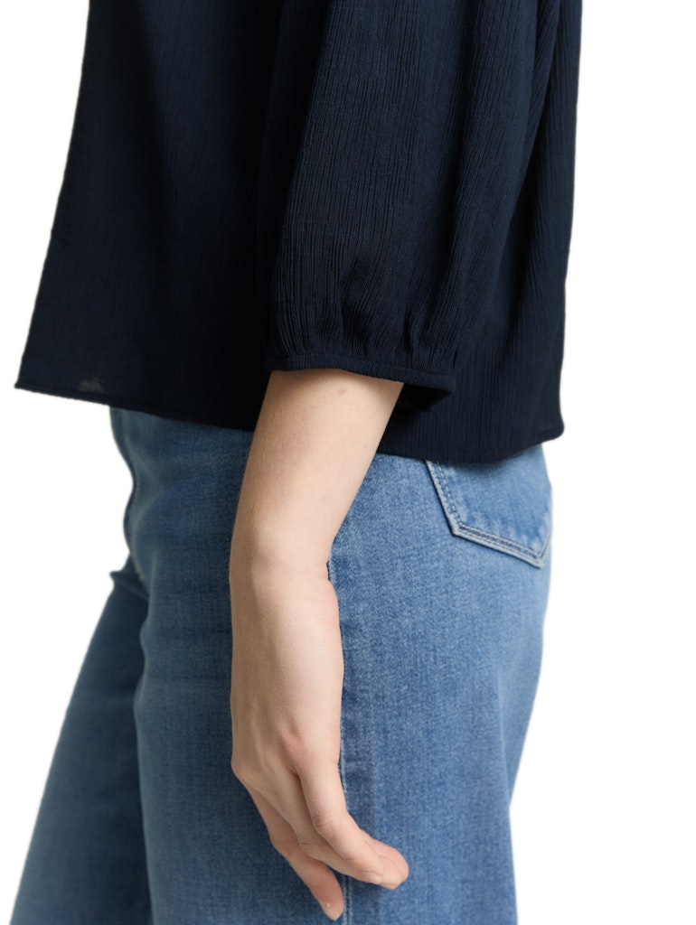 Tom Tailor denim Damen Blusen Sky Captain Blu