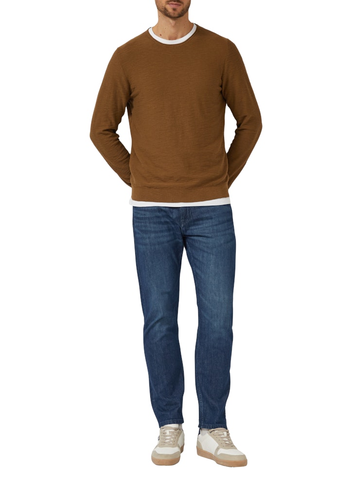 S. Oliver red Herren Pullover Brown