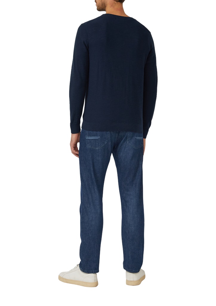 S. Oliver red Herren Pullover Blue