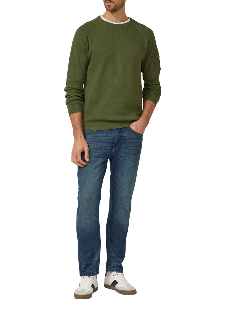 S. Oliver red Herren Pullover Green