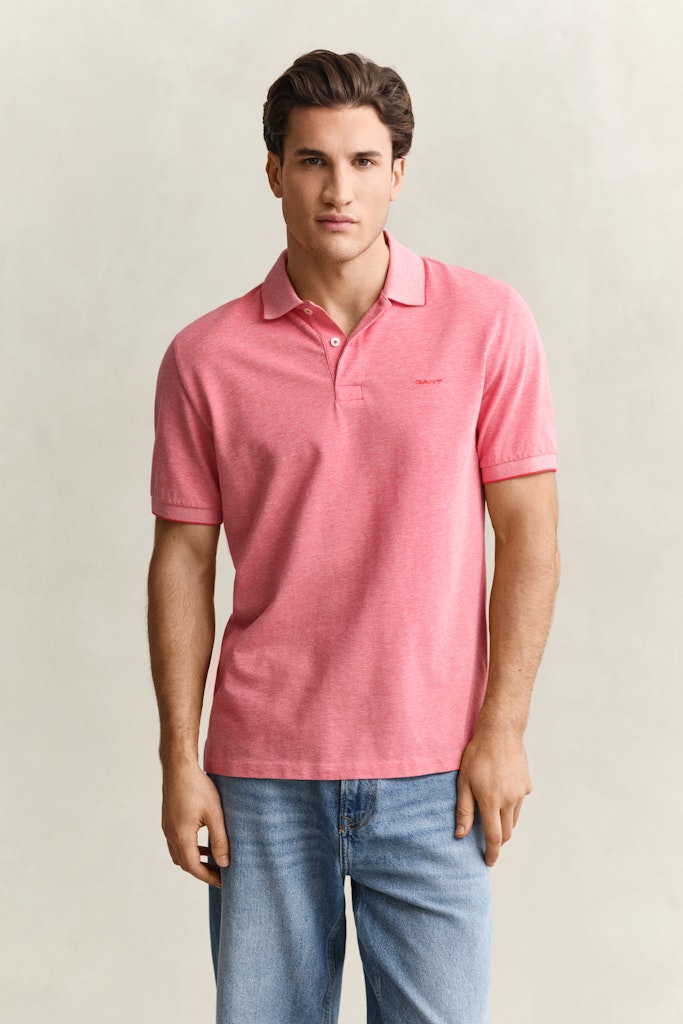 Gant Herren Polo-Shirts  Rose Red