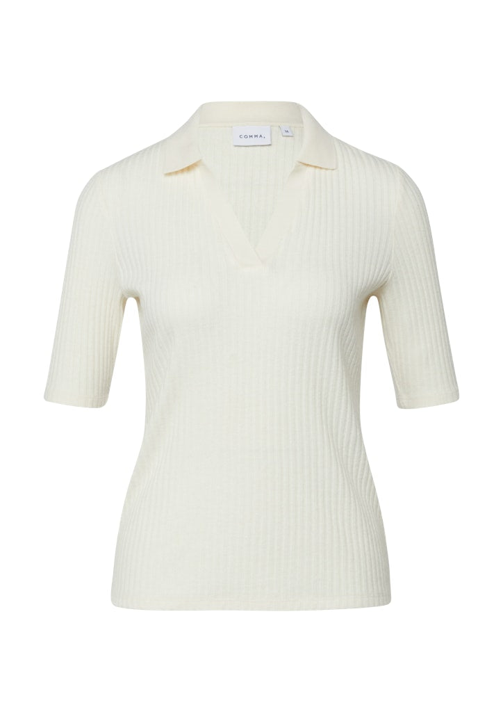 Comma Damen T-Shirts White