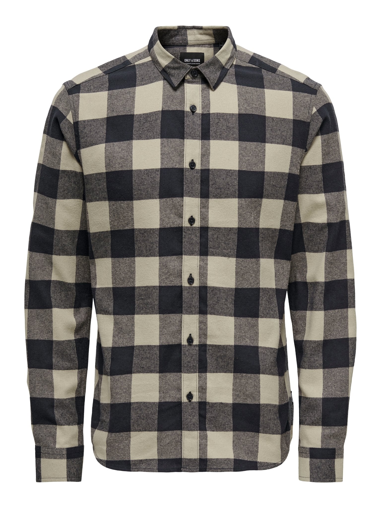 Only & Sons Herren Hemden lang Dark Navy