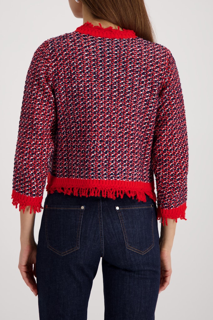 Monari Damen Strickjacken Marine