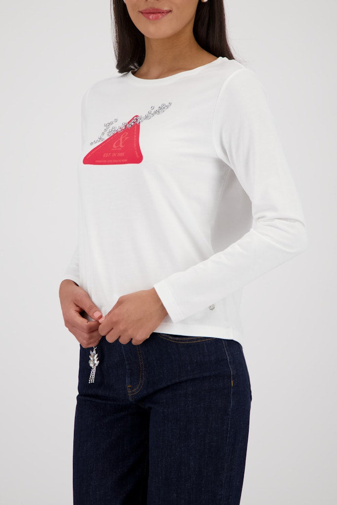 Monari Damen T-Shirts  Off-White