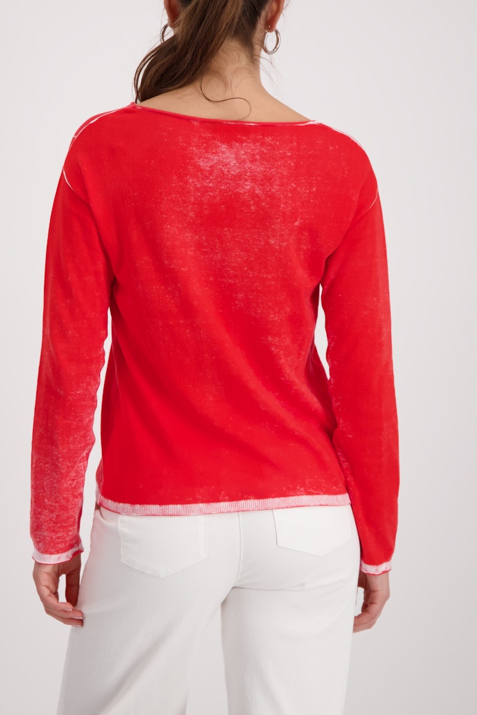 Monari Damen Pullover  Chilli Pepp