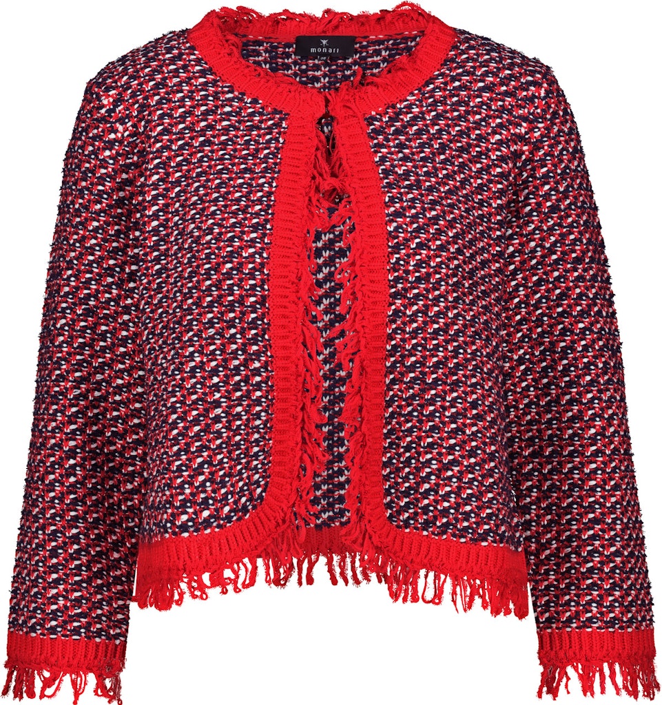 Monari Damen Strickjacken Marine