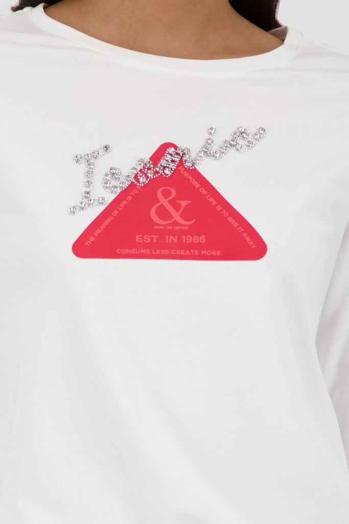 Monari Damen T-Shirts Off-White