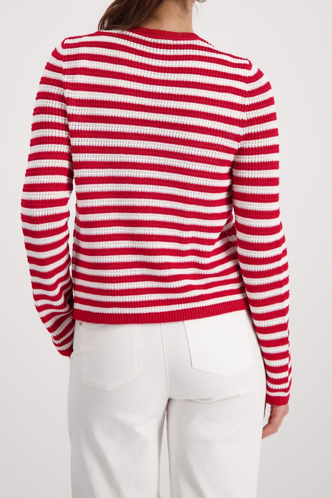 Monari Damen Strickjacken Chilli Pepp