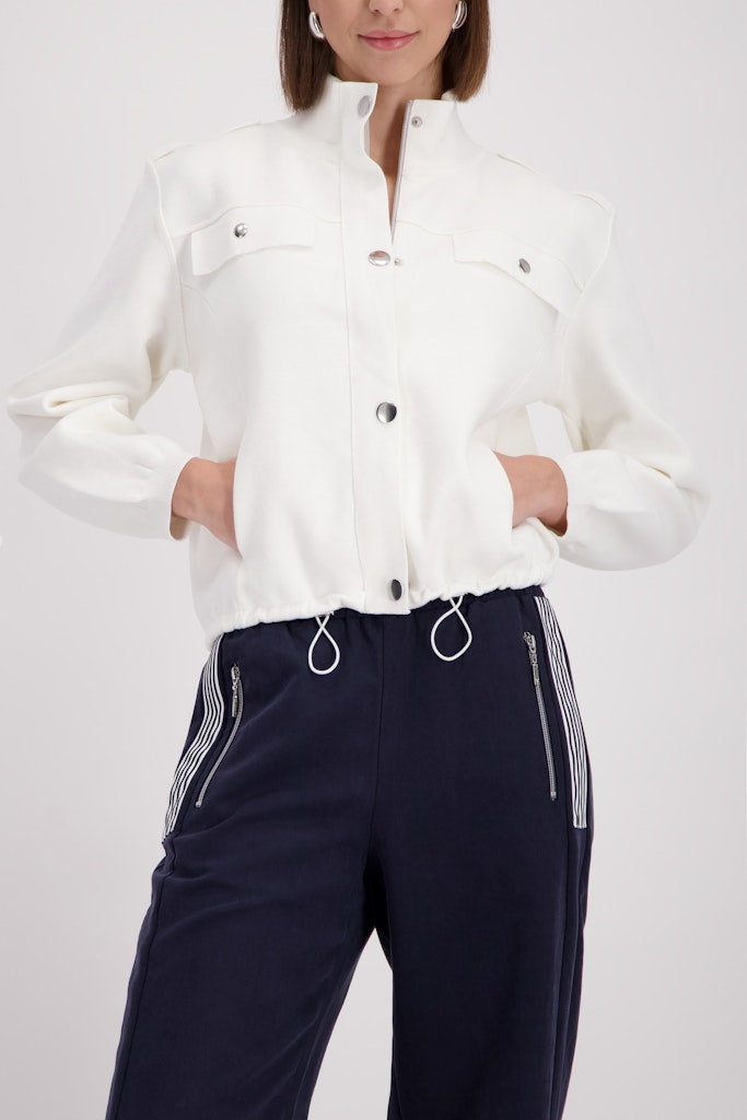 Monari Damen Strickjacken Off-White