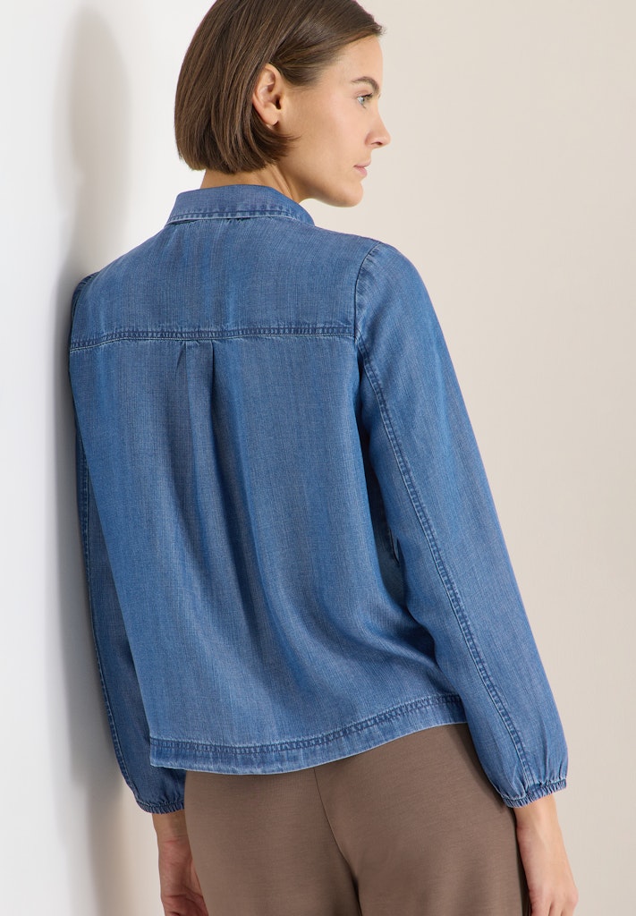 Cecil Damen Blusen  Mid Blue