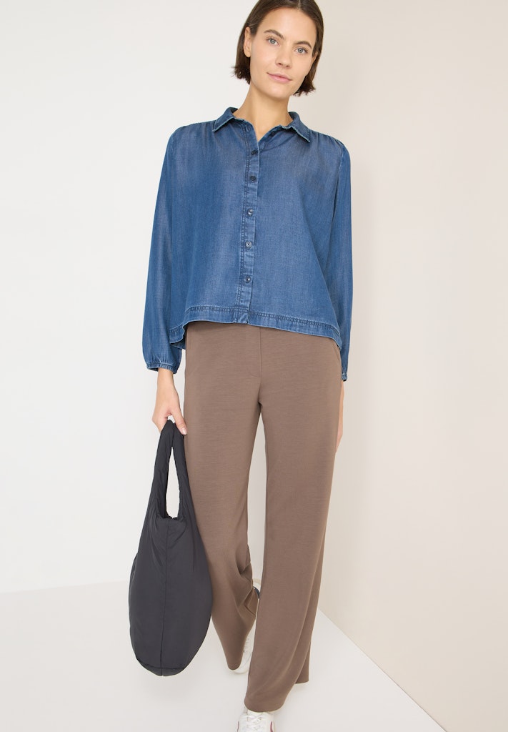 Cecil Damen Blusen Mid Blue