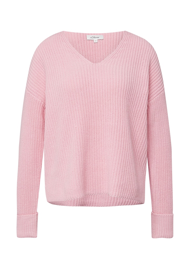 S. Oliver red Damen Pullover Lilac/Pink