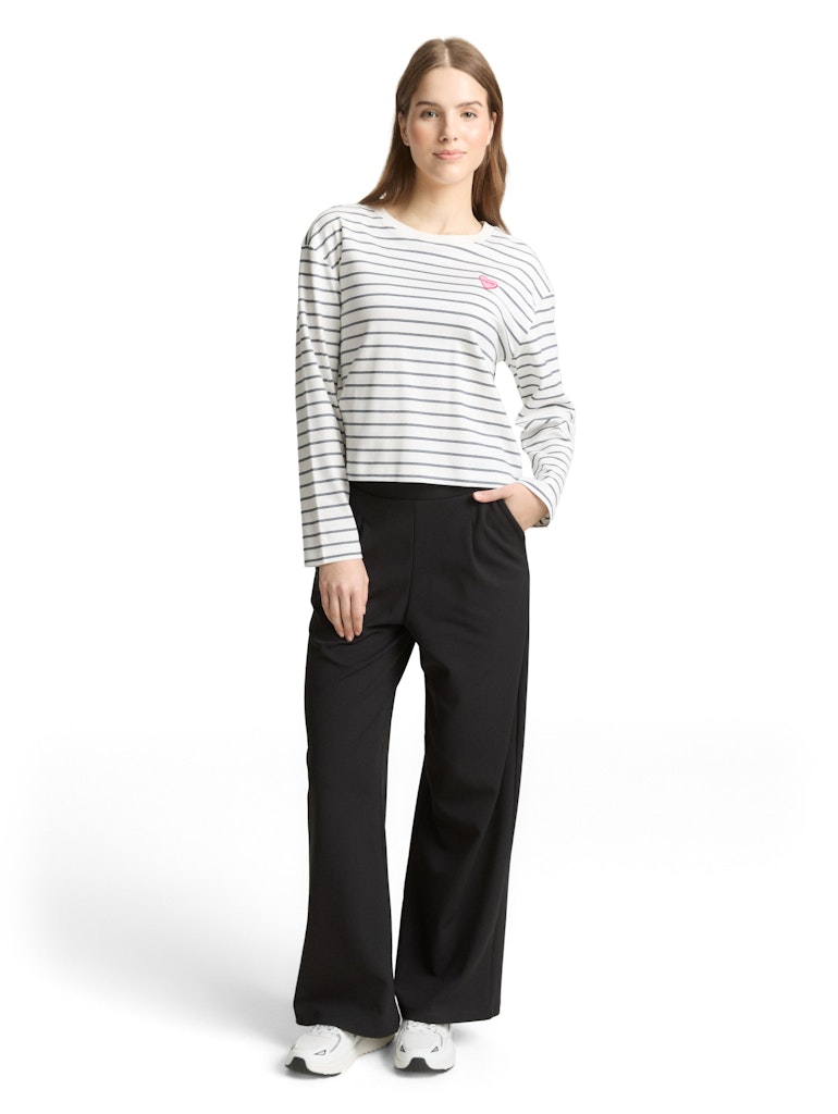 Tom Tailor denim Damen T-Shirts Off White Navy
