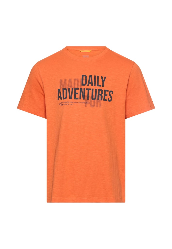 Camel active Herren T-Shirts kurz  Burned Orang