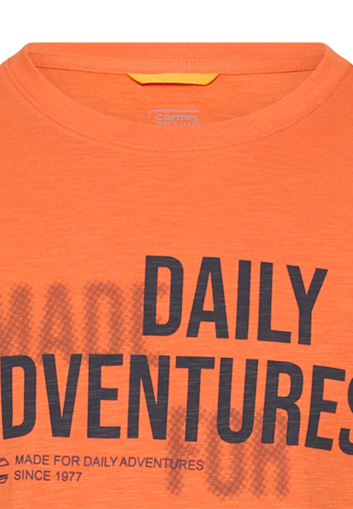 Camel active Herren T-Shirts kurz  Burned Orang