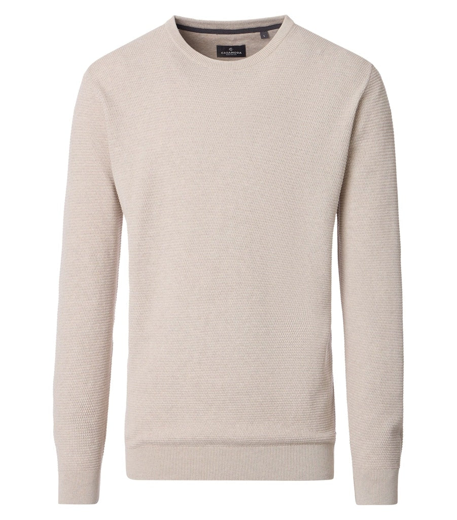 Casa Moda Herren Pullover  Weiss