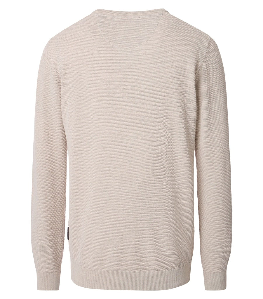 Casa Moda Herren Pullover  Weiss