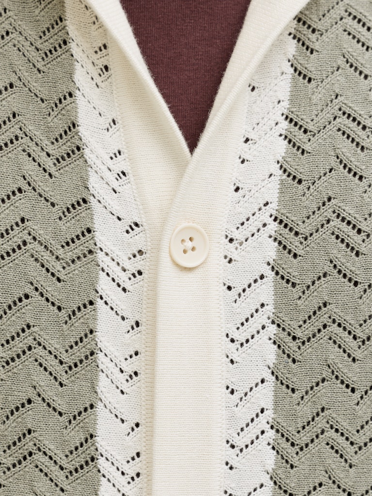 Jack & Jones Herren Polo-Shirts Sea Salt/Sea Gr