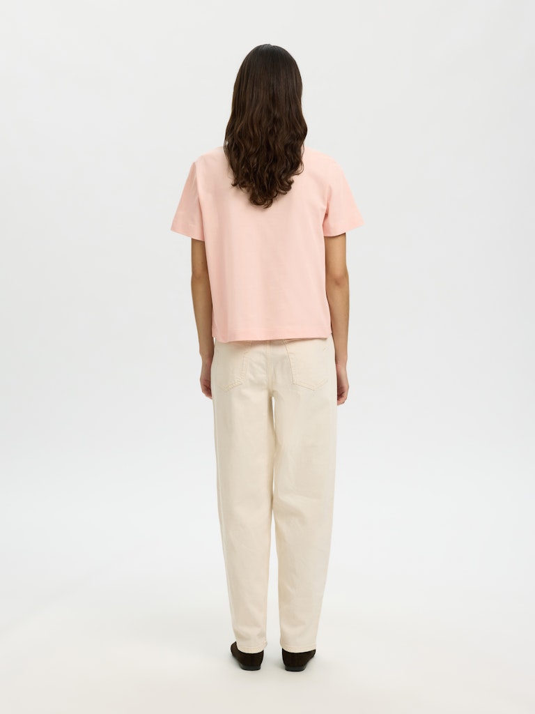 Selected Femme Damen T-Shirts Pale Dogwood