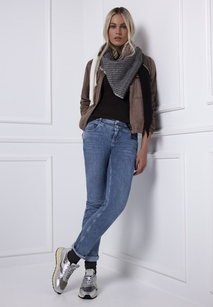 Street One Damen Hosen Medium Bl