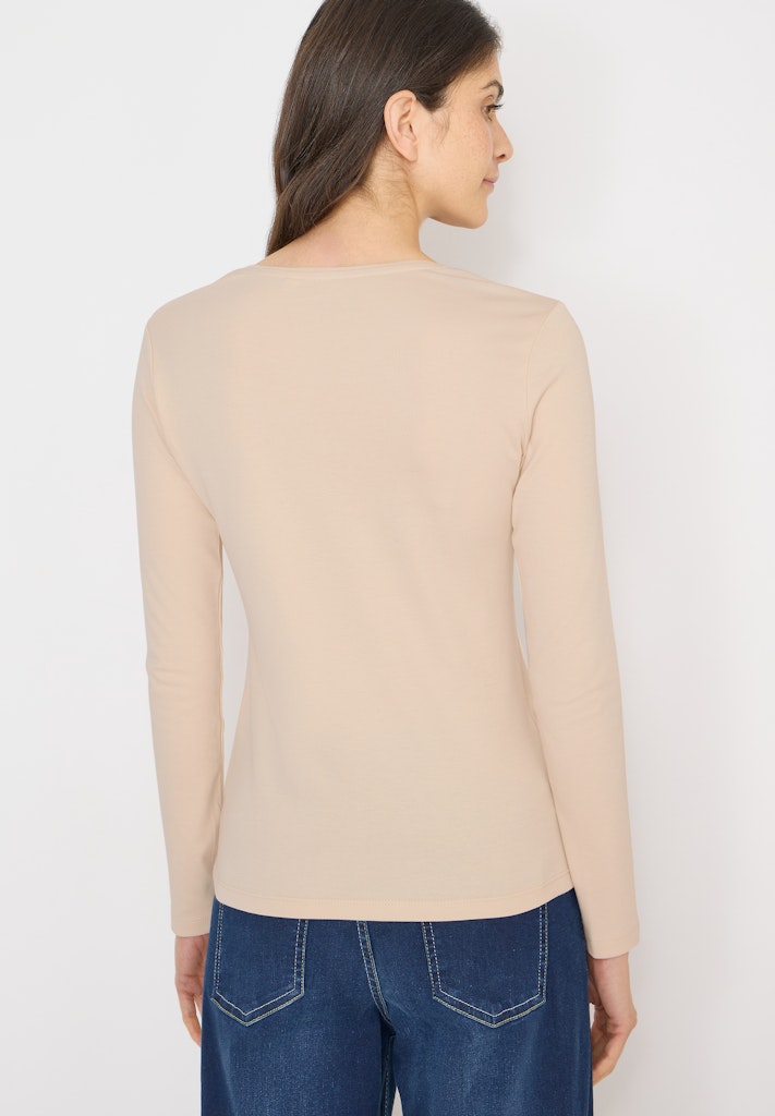 Cecil Damen T-Shirts Pearl Bei
